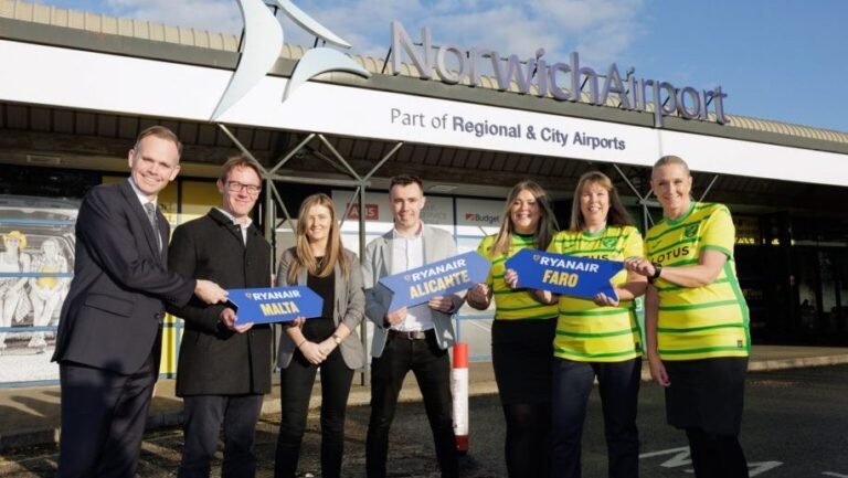Ryanair to fly from Norwich for the first time – Business Traveller