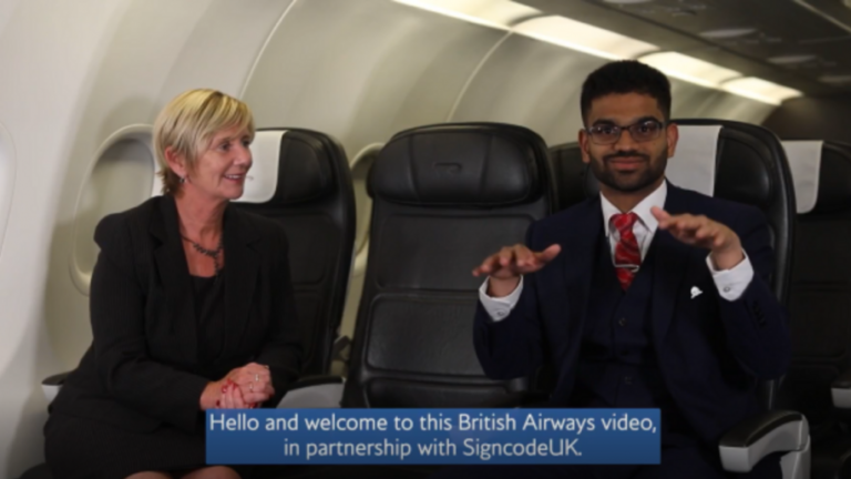 BA partners with Signcode to improve accessibility for deaf and hard-of-hearing customers – Business Traveller