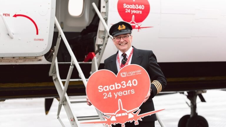 Loganair operates final Saab 340 flight – Business Traveller